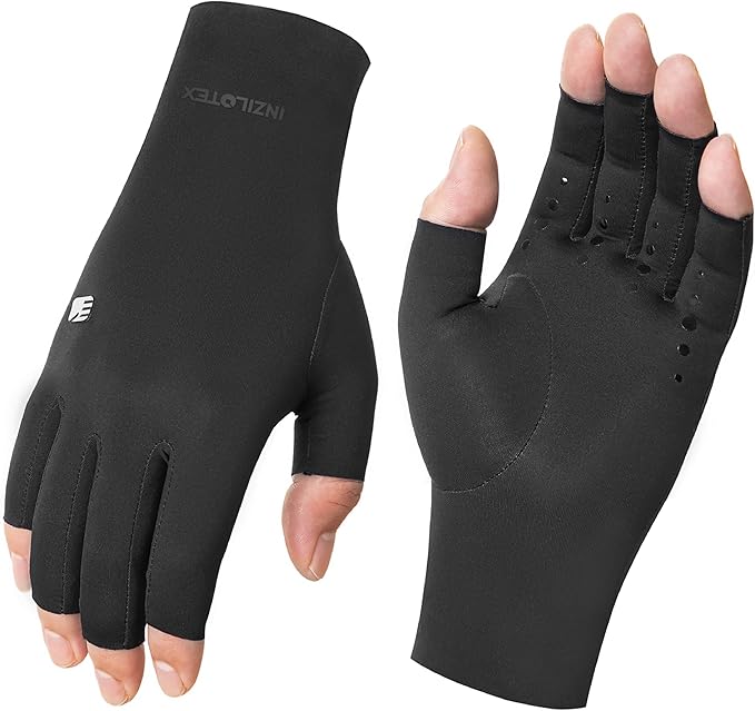 INZILOTEX Arthritis Compression Gloves, Super Soft and Seamless Arthritis Gloves for Carpal Tunnel Pain Relief Gloves