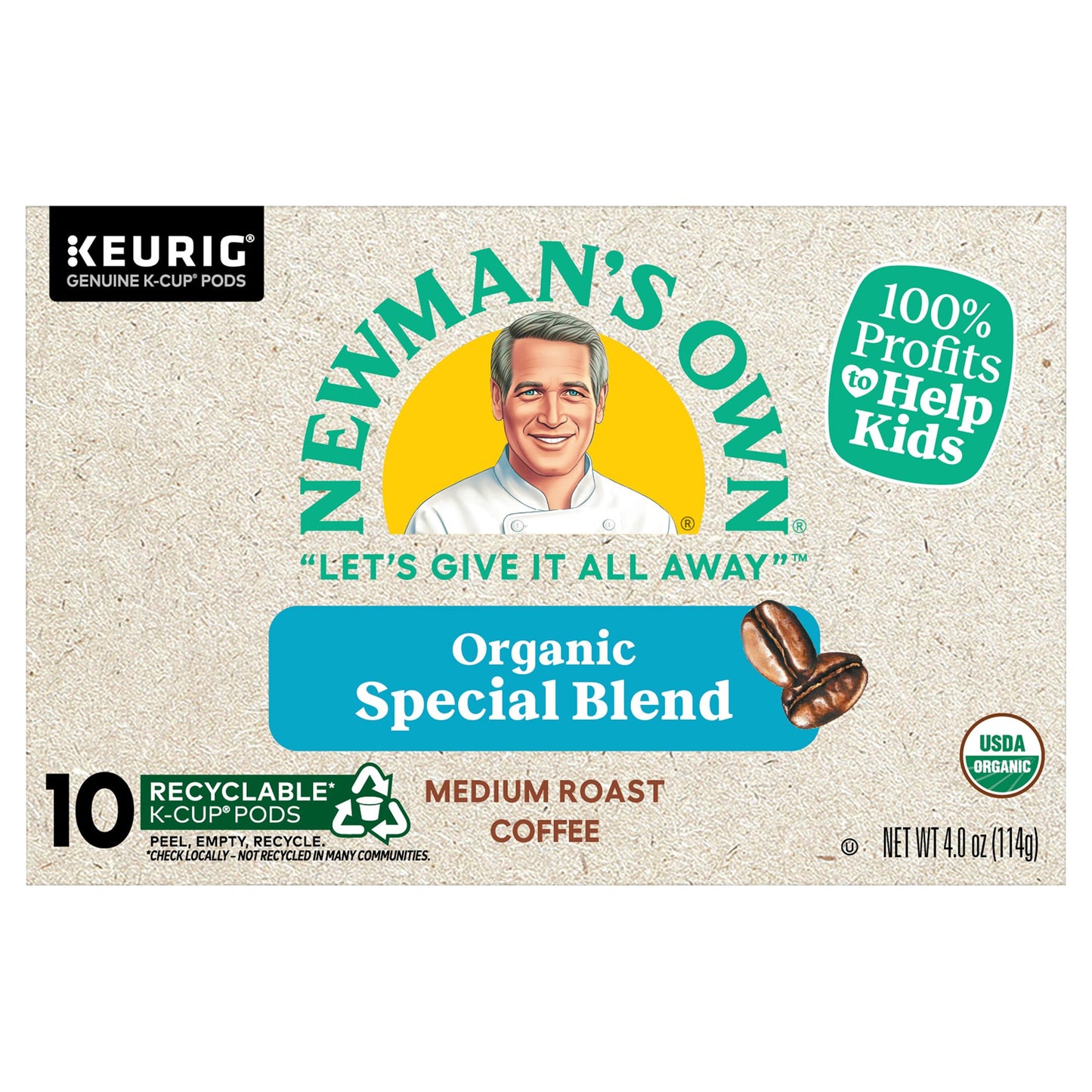Newmans Own  Special Blend Extra Bold Medium Roast Coffee  4 Ounce