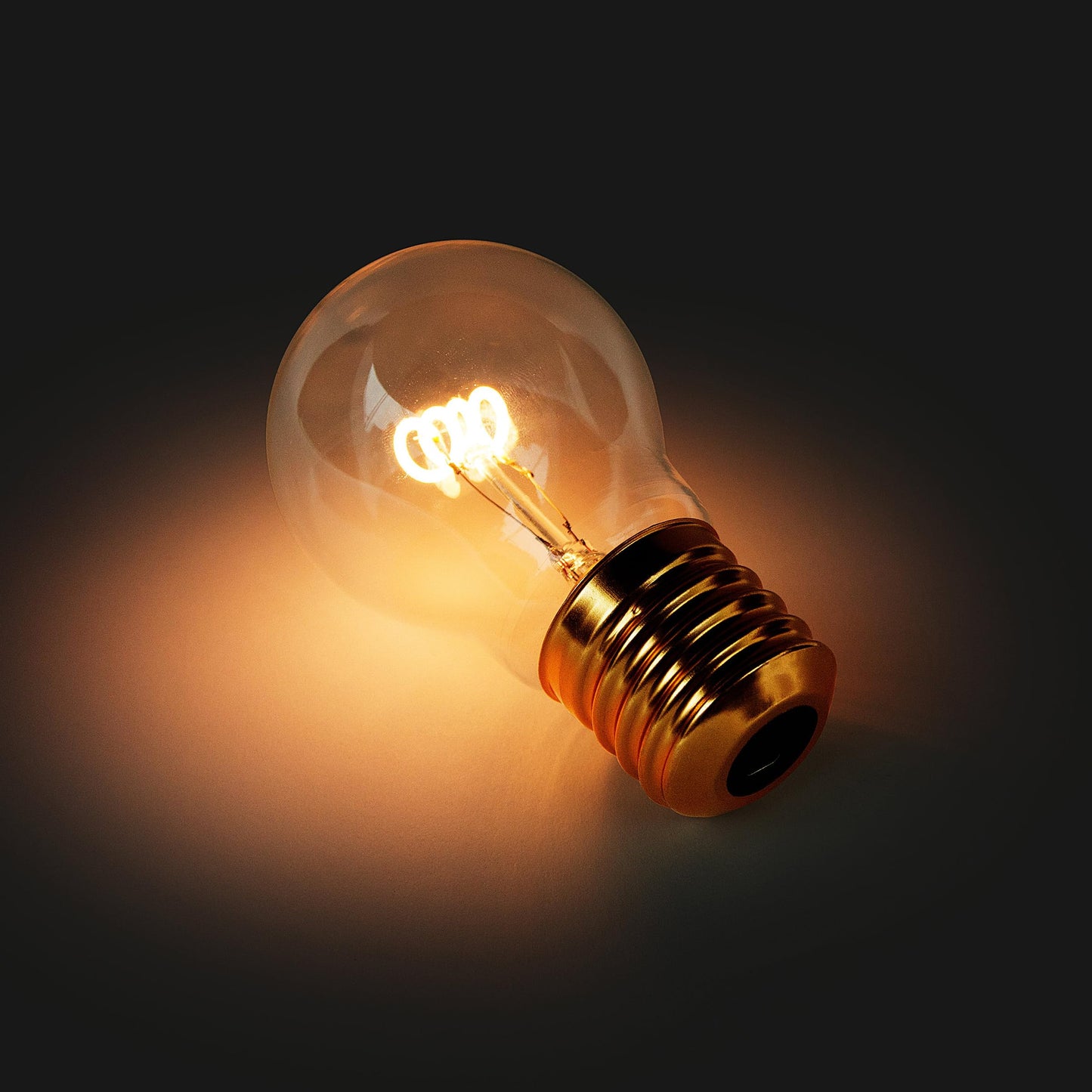 Suck UK Light Bulb USB Rechargeable Table Lamp - Clear Glass, Battery Operated, Mood Lighting, Model SK LIGHTBULB1
