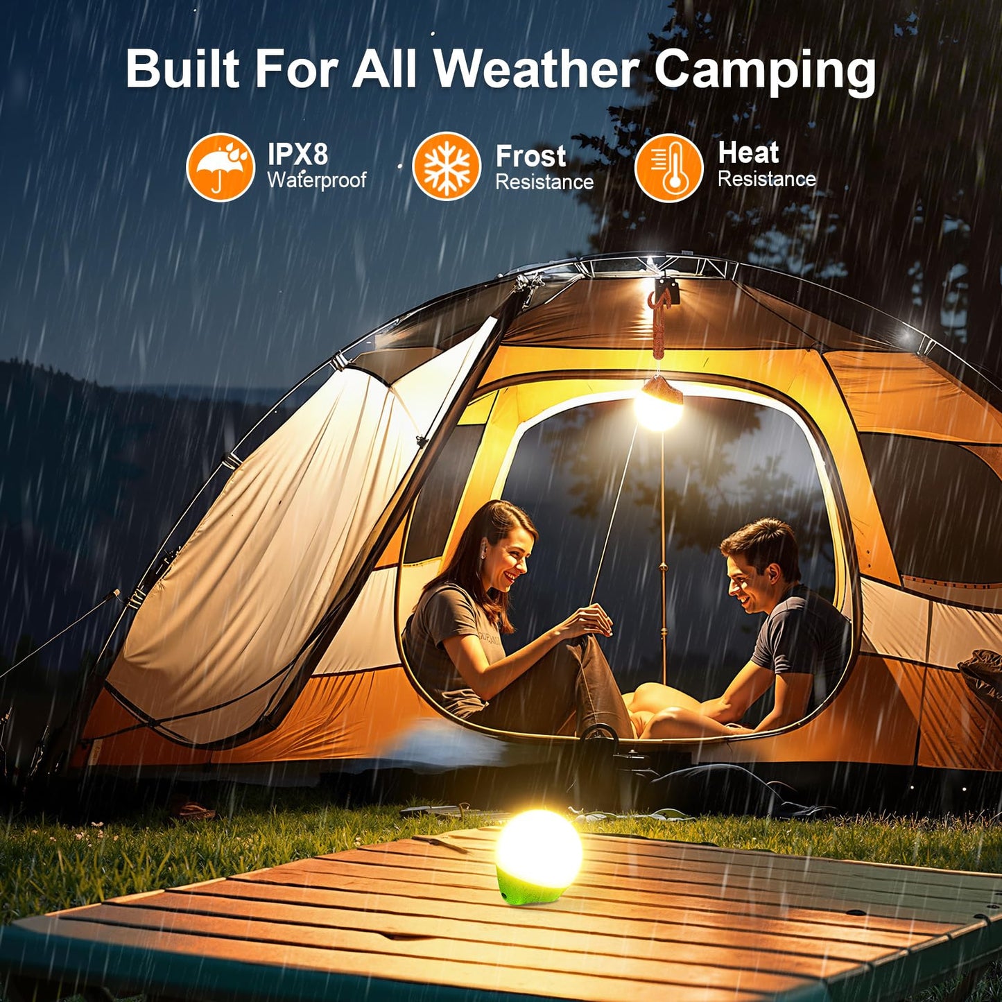 Letmy Rechargeable Camping Lights  4 Pack Portable Tent Lights With 4 Lighting Modes  150Lm Led Camping Lantern Waterproof  Only 20G Hanging Tent Lantern For Hiking Backpacking Power Outages Emergency