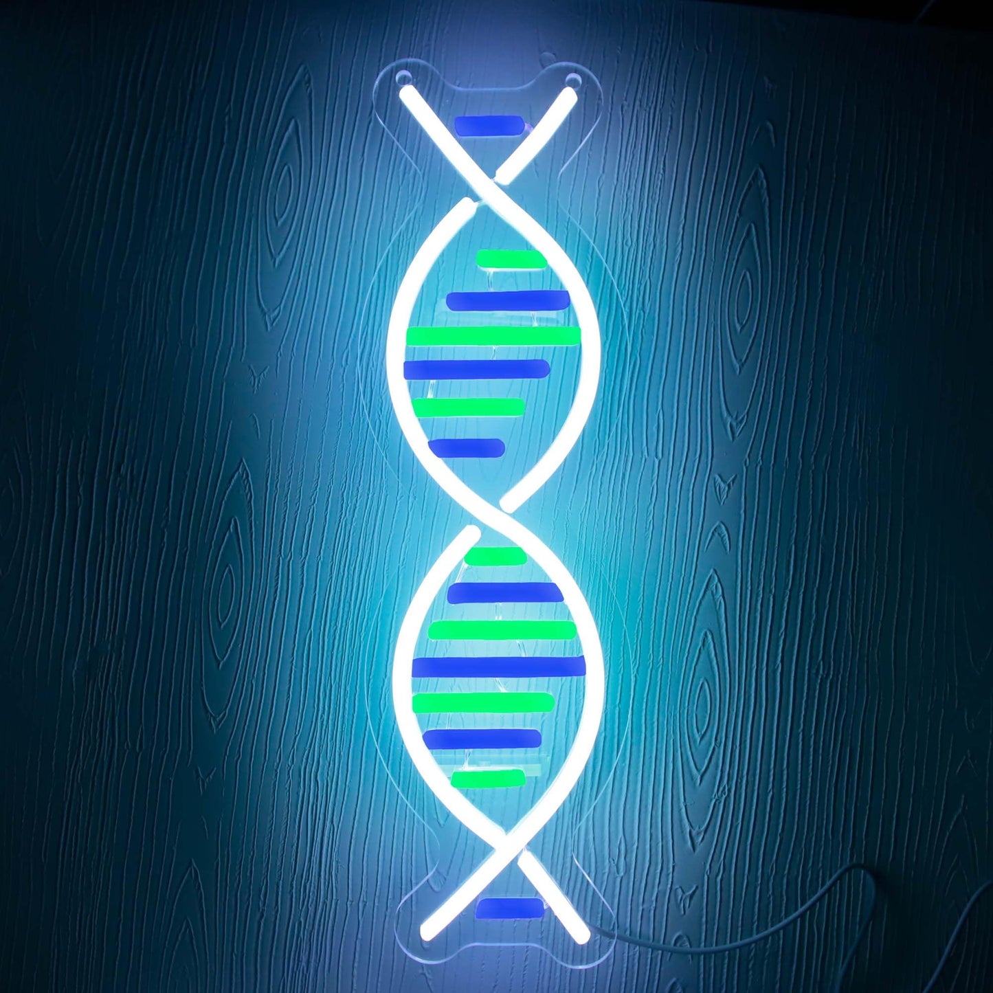 Dna Double Helix Neon Signs For Wall Decor  Dimmable Led Dna Neon Light Art Wall Sign  Usb Powered For Man Cave Gaming Room Bedroom Biology Science Gift Decor For Nurse Doctor Physician(4.7 * 16.1In)