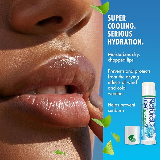 Mentholatum Natural Ice Lip Balm Original SPF 15 1 Each ( Packs of 48), 0.16 Ounce (Pack of 48)