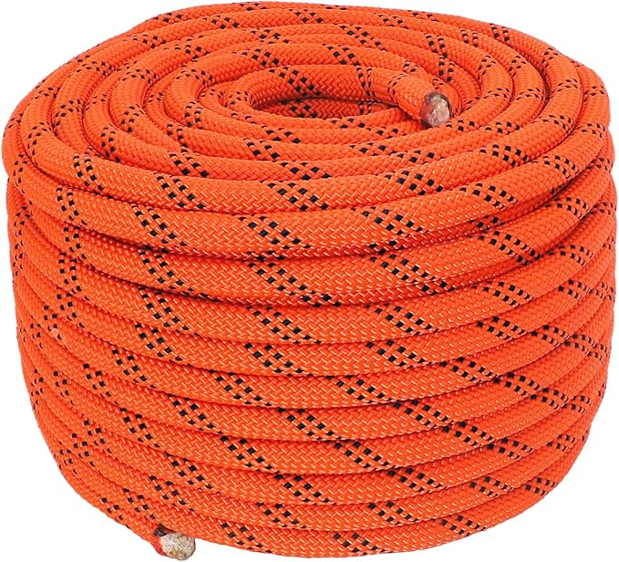 Ucreative 1/2 Inch × 120 Feet Braided Utility Rope – Heavy Duty Poly Rope for Tree Work(Non-Climbing), Pulling Branches, Y...