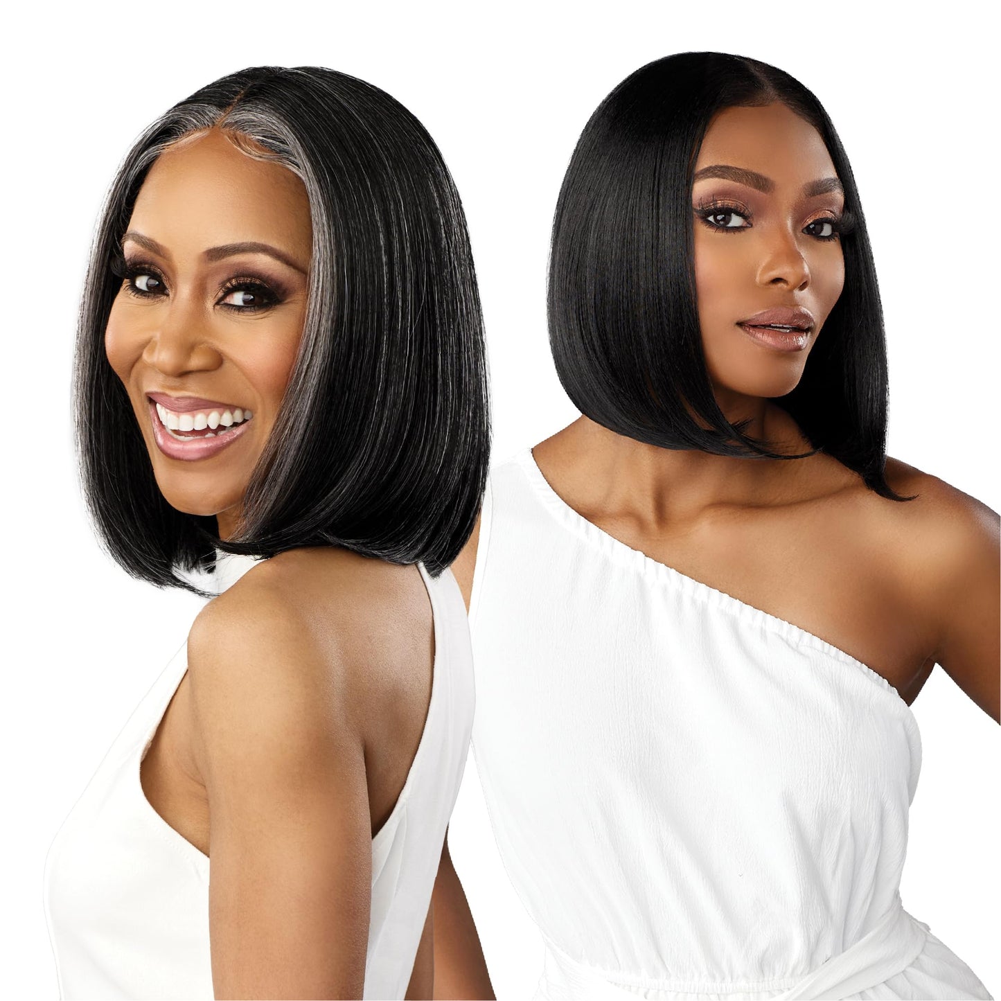 Sensationnel Dashly Lace Saltandpepper Wig - Sp Unit 1 Hand Tied Laceparting Ear to Ear Synthetic (M44)