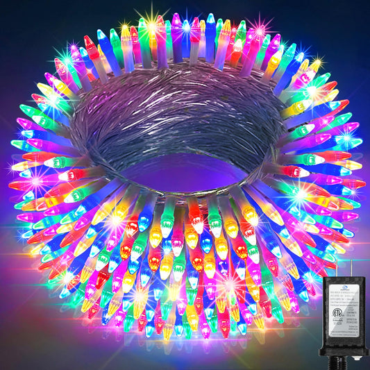 750Led Christmas Lights Outdoor Use  240Ft 12 Modes Multicolor Led String Lights With Timer Dimmable  Waterproof Christmas Tree Lights For Xmas Patio Yard Fence Balcony Garden Decor Multicolor