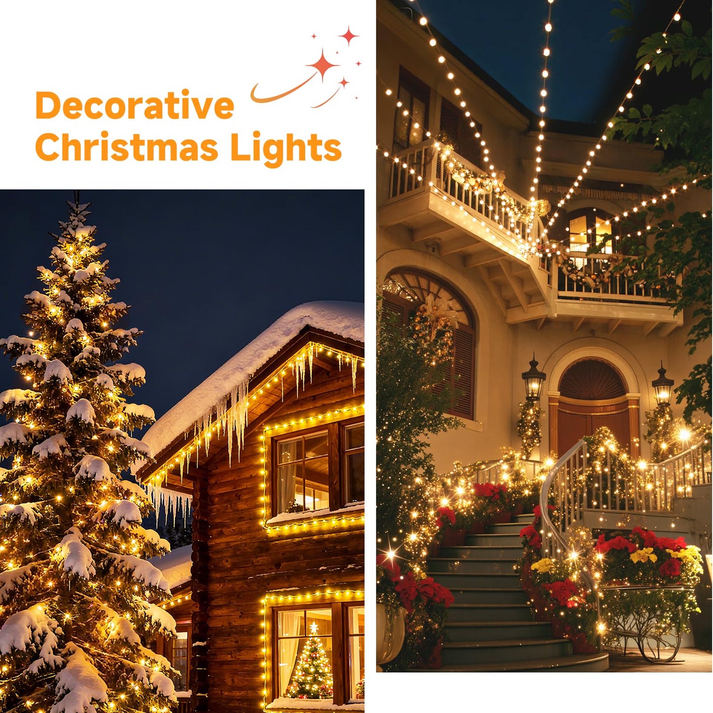 Mlambert 1500 Led Christmas Lights 492Ft  Outdoor Waterproof Dimmable Fairy Lights With Remote  8 Modes Indoor Lighting For Holiday D?Cor  Warm White