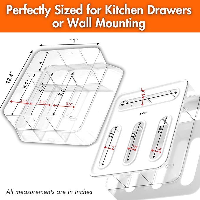 | Bag Storage Organizer for Kitchen Drawer | Plastic Bag Storage | Storage Bag Organizer | Baggie Organizer for drawer | Kitchen Drawer Organizer for Sandwich bags