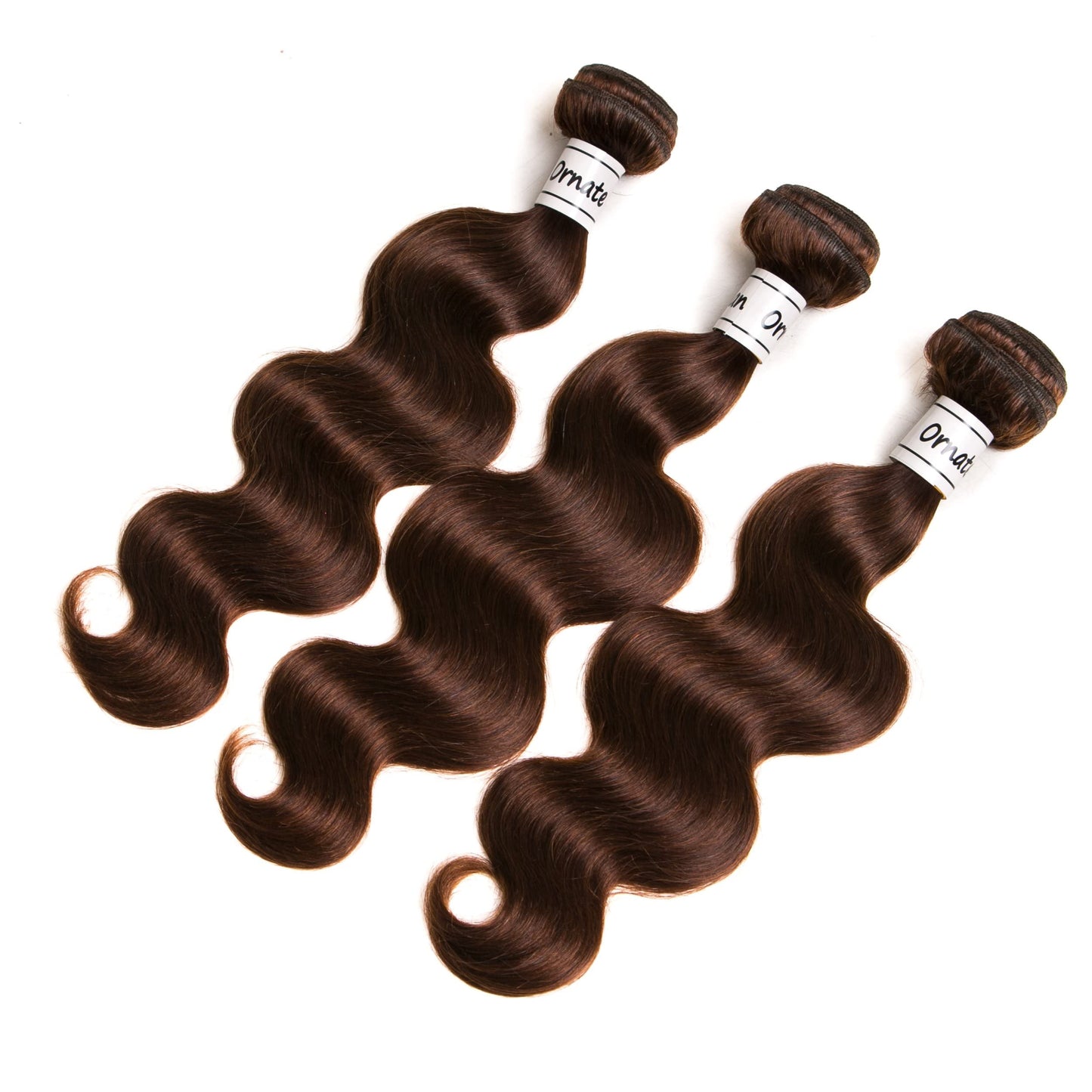 Body Wave Light Brown Bundles Human Hair Brazilian Body Wave Hair Extensions Sew In 9A Grade Virgin 100% Unprocessed Remy Human
