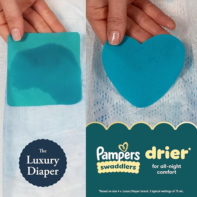 Pampers Swaddlers Diapers, Size 1 (8-14 lbs), 198 Count, Absorbent, Keeps Baby Dry and Comfortable, Skin Safe Disposable Baby Diaper (Packaging May Vary)