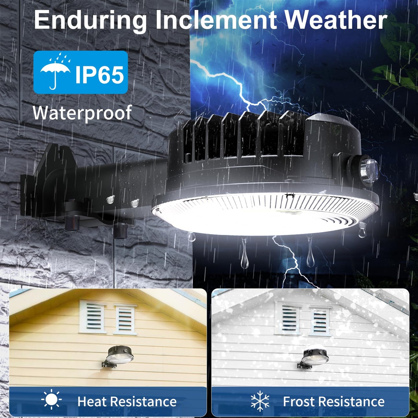 Olafus 170W Led Barn Light 2 Pack  Dusk To Dawn Outdoor Lighting With Photocell  22000Lm Brightness Area Street Outdoor Lights Fixture  Ip65 Waterproof 6500K Daylight Exterior Security Flood Lights