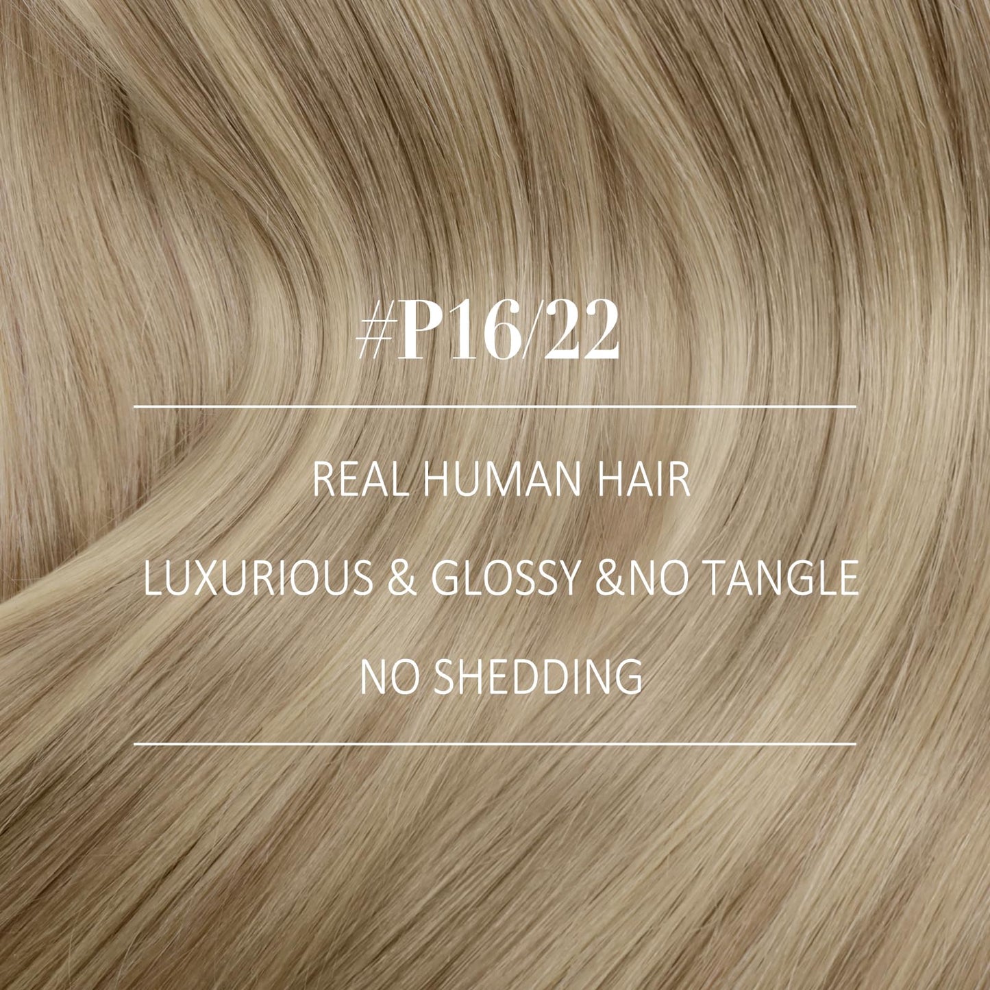 YoungSee Clip in Hair Extensions Human Hair Highlight Lace Clip in Extensions Real Human Hair Dark Ash Blonde Highlights Golden
