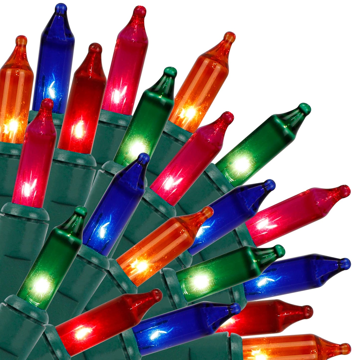 Twinkle Star Christmas Lights, 33FT 150 Multicolor Mini String Light, 120V UL Certified, Indoor/Outdoor, No Twinkle Function
