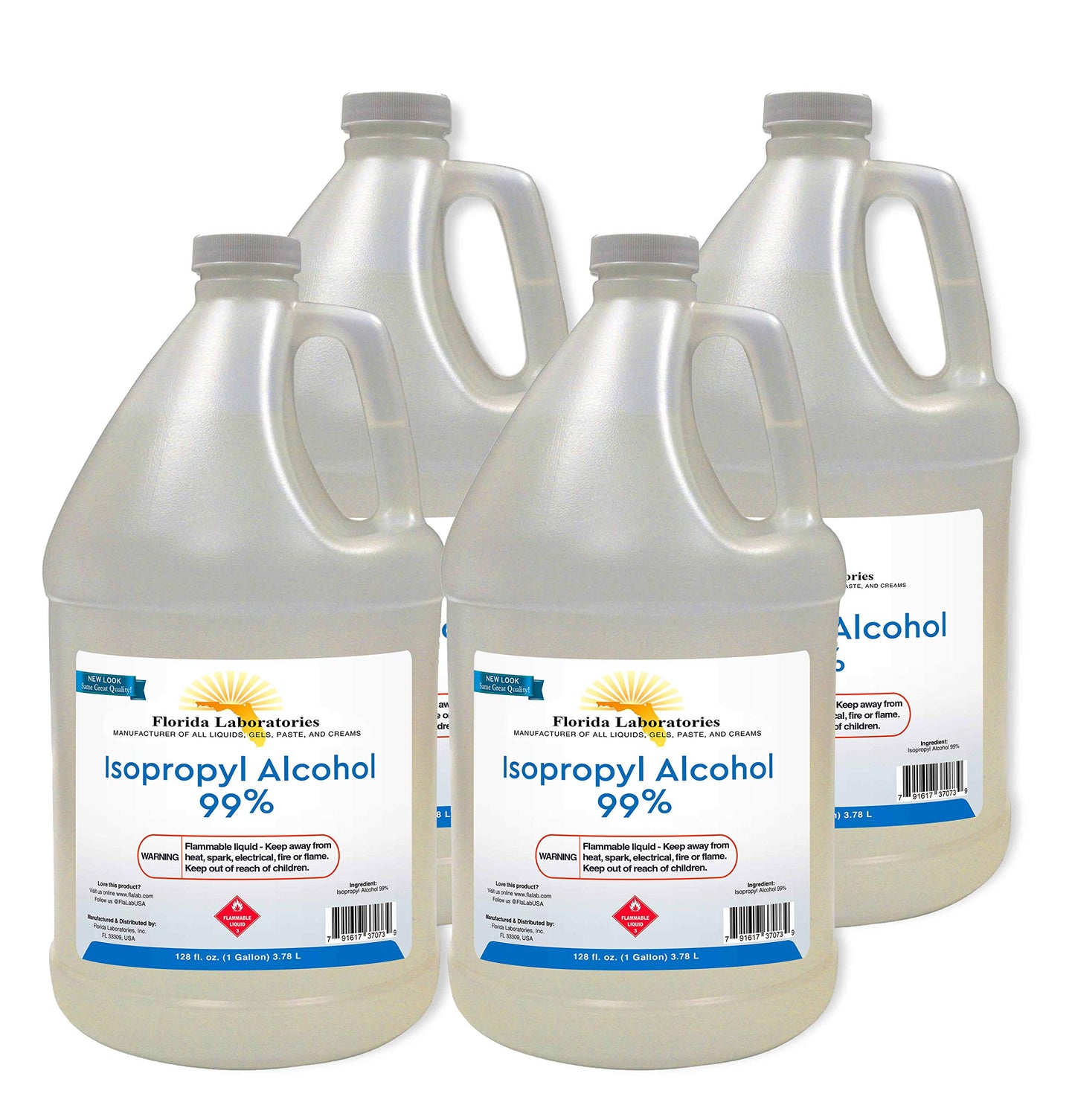 Isopropyl Alcohol Grade 99% Anhydrous - 4 Gallon