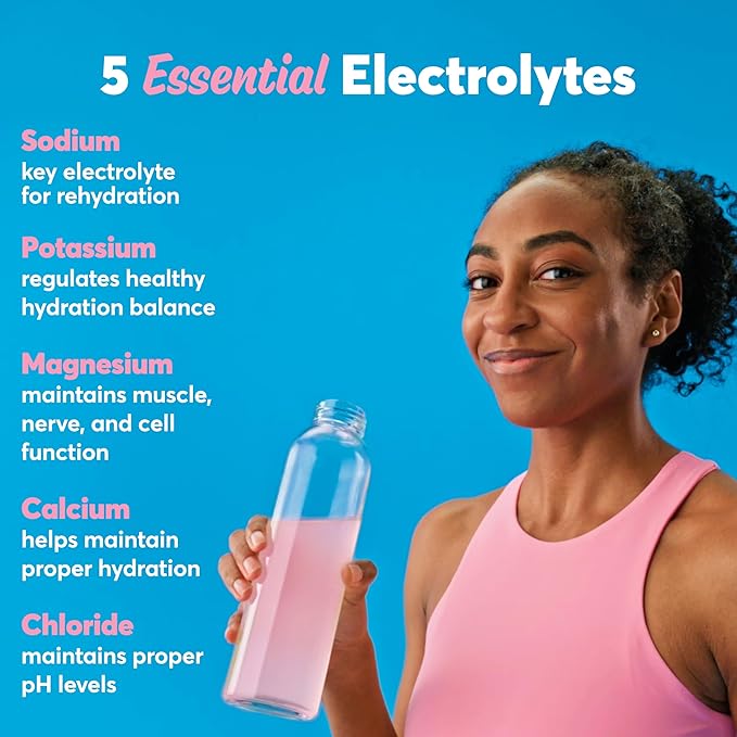 Nuun Sport Electrolyte Powder Packets with Magnesium, Calcium, Potassium, Chloride, and Sodium, Hydration Packets for On-The-Go, Lemon Lime Flavor, Gluten Free & Vegan, 16 Single Servings