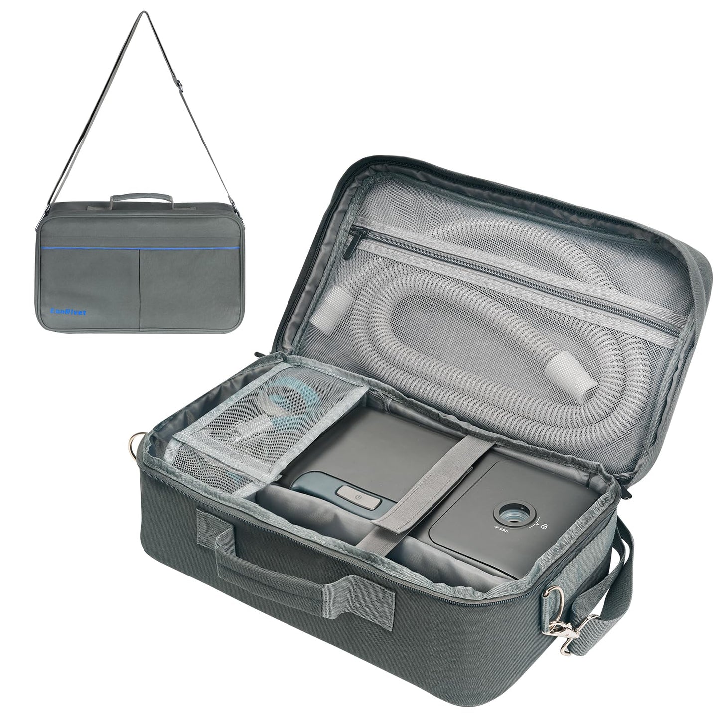 EonRivet Premium CPAP Travel Bag - Universal CPAP Carrying Case for ResMed AirSense 11/10, 3B Medical & Most Travel CPAP Machines - Durable, Lightweight, TSA-Friendly CPAP Storage & Backpack Option