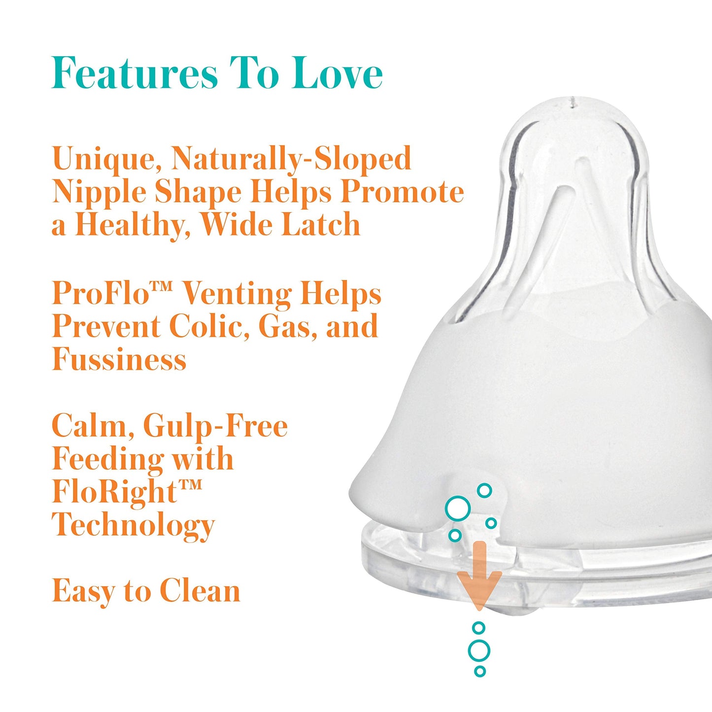 Evenflo Feeding Premium Proflo Venting Balance Plus Standard Neck Baby, Newborn and Infant Bottles - Developed by Pediatric Feeding Specialists - 4 Ounce (Pack of 6)