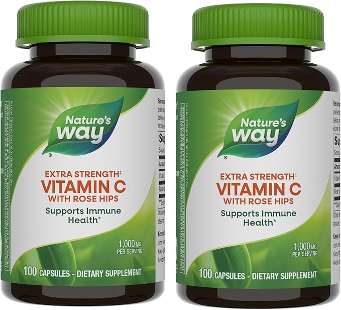 Nature's Way Vitamin C with Rose Hips Extra Strength; 1000 mg per Serving
