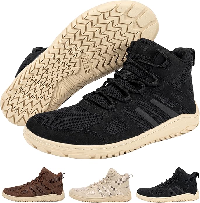 Hike Canyon Trail – All-Terrain, Shock-Resistant Hiking Barefoot Shoes | Hiking Boots for Pain-Free Trails | Natural Movem...