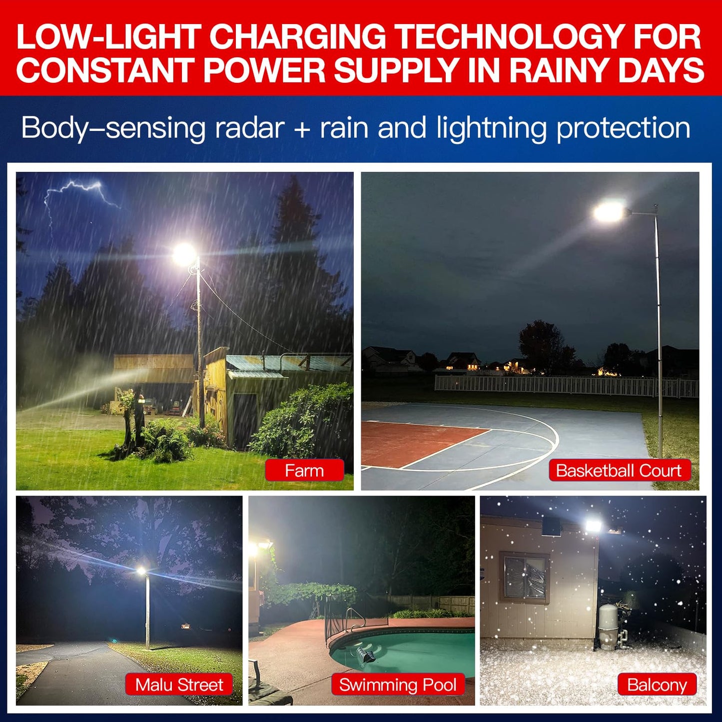 Mejiulug Solar Street Lights, 80000LM, Waterproof, Dusk to Dawn, Motion Sensor, Remote Control, 2-Pack, Metal, Black, Model MJ-168