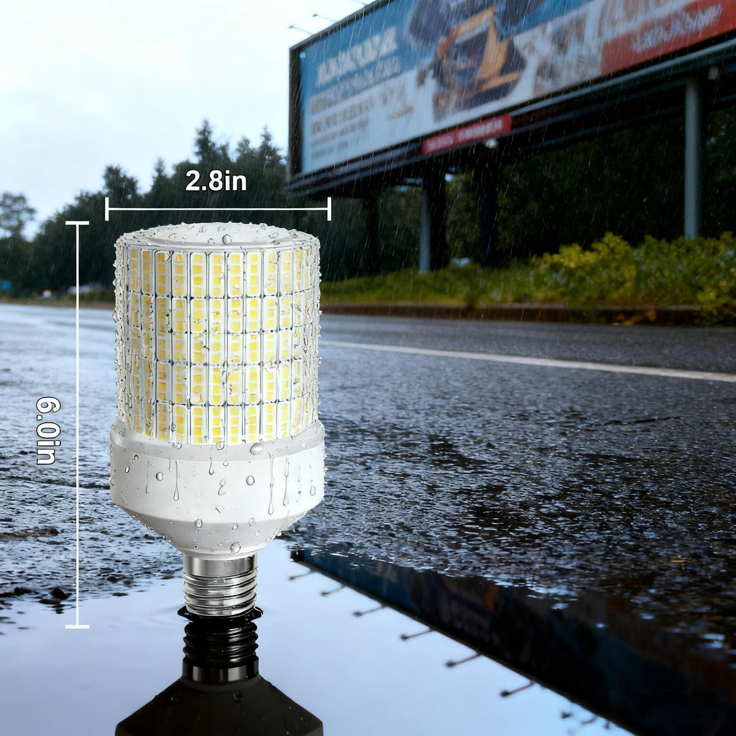 Ns 700W Equivalent Led Corn Light Bulb 2 Pack 10500 Lumens 5000K Daylight White Lamp E26/E39 Medium Mogul Base 70W Large Area Lighting For Outdoor Indoor Garage Warehouse High Bay Lights