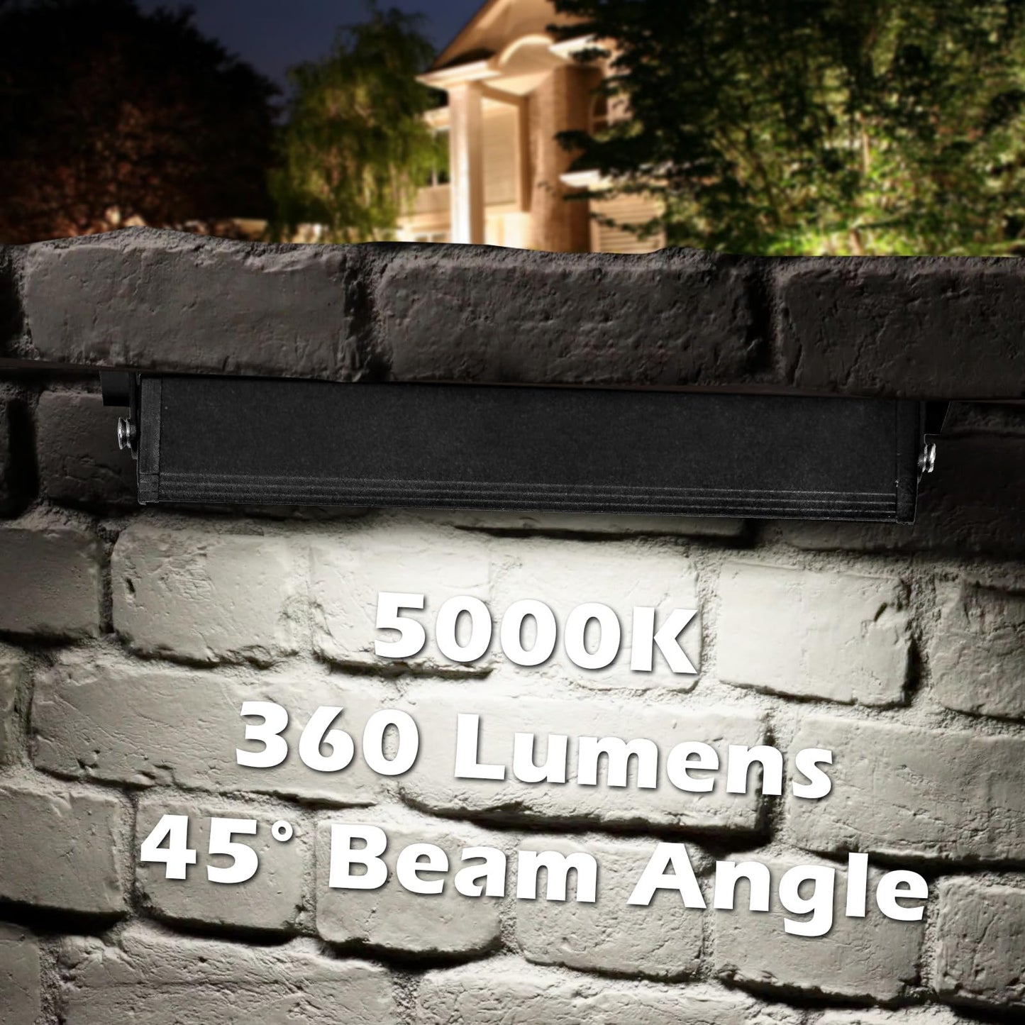Modern 7Inch 3W Hardscape Lighting 5000K Daylight White Retaining Wall Lights 12V Ac/Dc Low Voltage Landscape Paver Lights Ip65 Waterproof Outdoor Step Light 50 000 Hours Lifespan 12 Packs