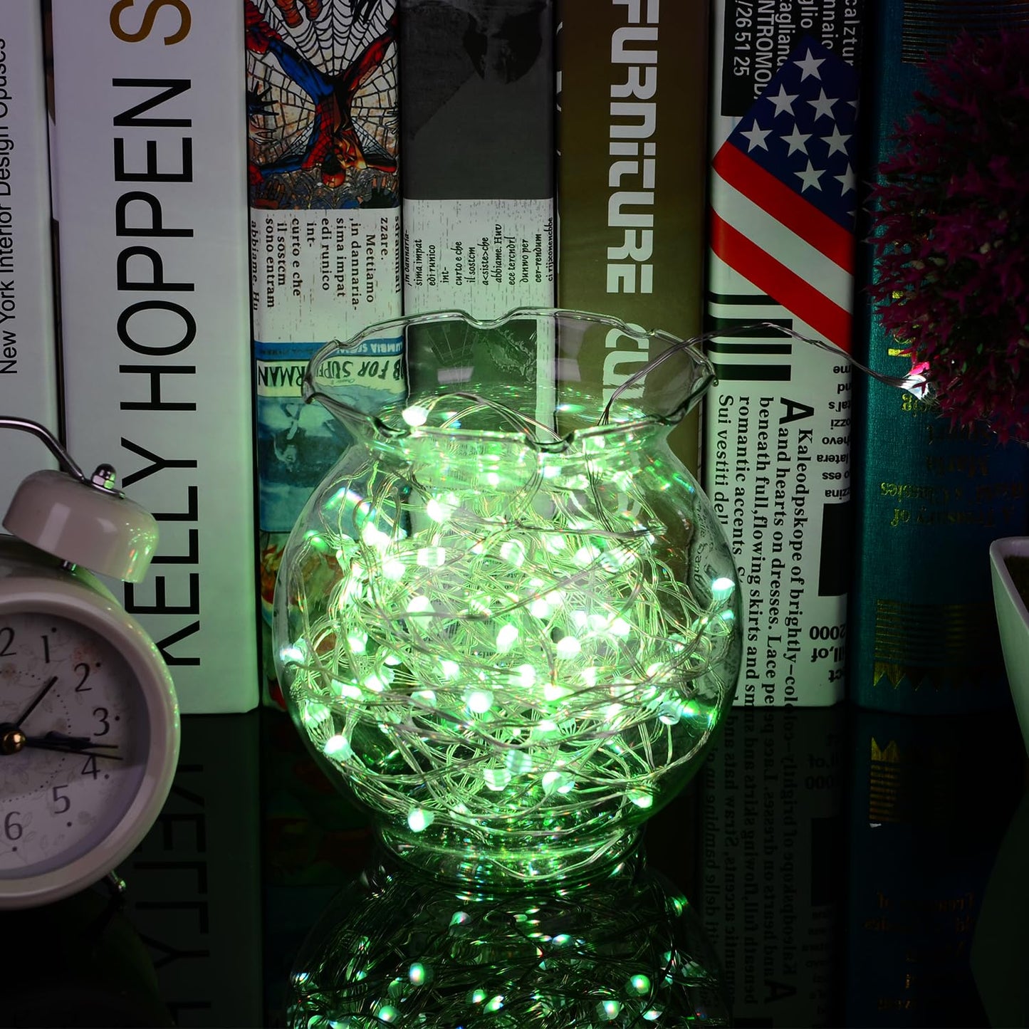 OMIKA LED Fairy Lights, 33FT 100 LEDs, Battery Operated, Waterproof, Multi-Color, Remote Control, Model GL-14083