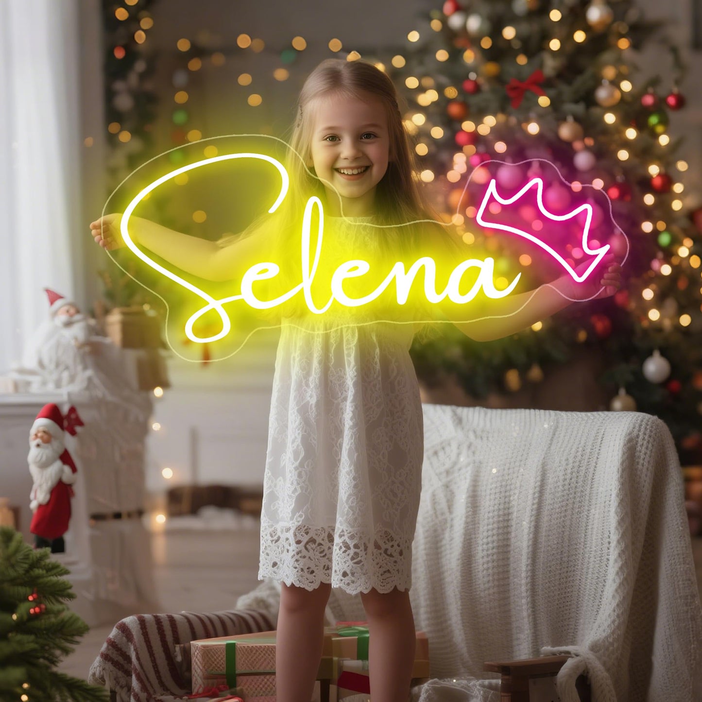 Ysmnde Custom Neon Signs Personalized  Dimmable Led Neon Light Sign Customizable For Wall Decor  Birthday Wedding  Party  Festival Gift
