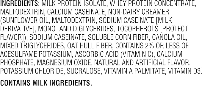 Muscle Milk Genuine Protein Powder, Vanilla Creme, 32g Protein, 4.94 Pound, 32 Servings