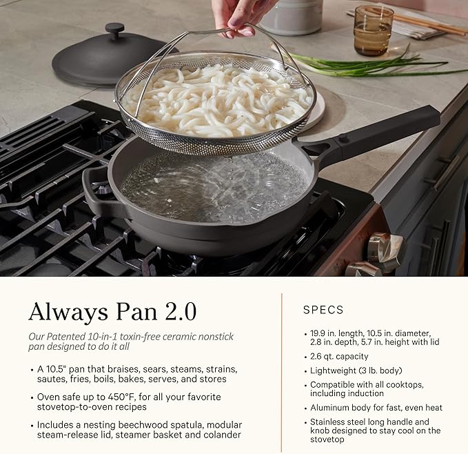 Our Place Cookware Set - Complete 13-Piece Set Including Always Pan 2.0, Mini Always Pan, Perfect Pot, and Mini Perfect Pot | Multifunctional, Toxin-Free Nonstick | Replaces 36 Pieces | Char