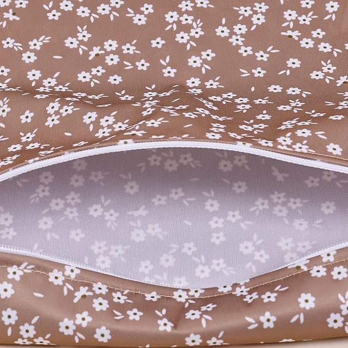 HappyFlute 2pcs Waterproof Bag Set - Cactus & Animal Pattern Wet/Dry Bag for Towels, Diapers, Swim & Beach Use, 10.2x14.4 inches
