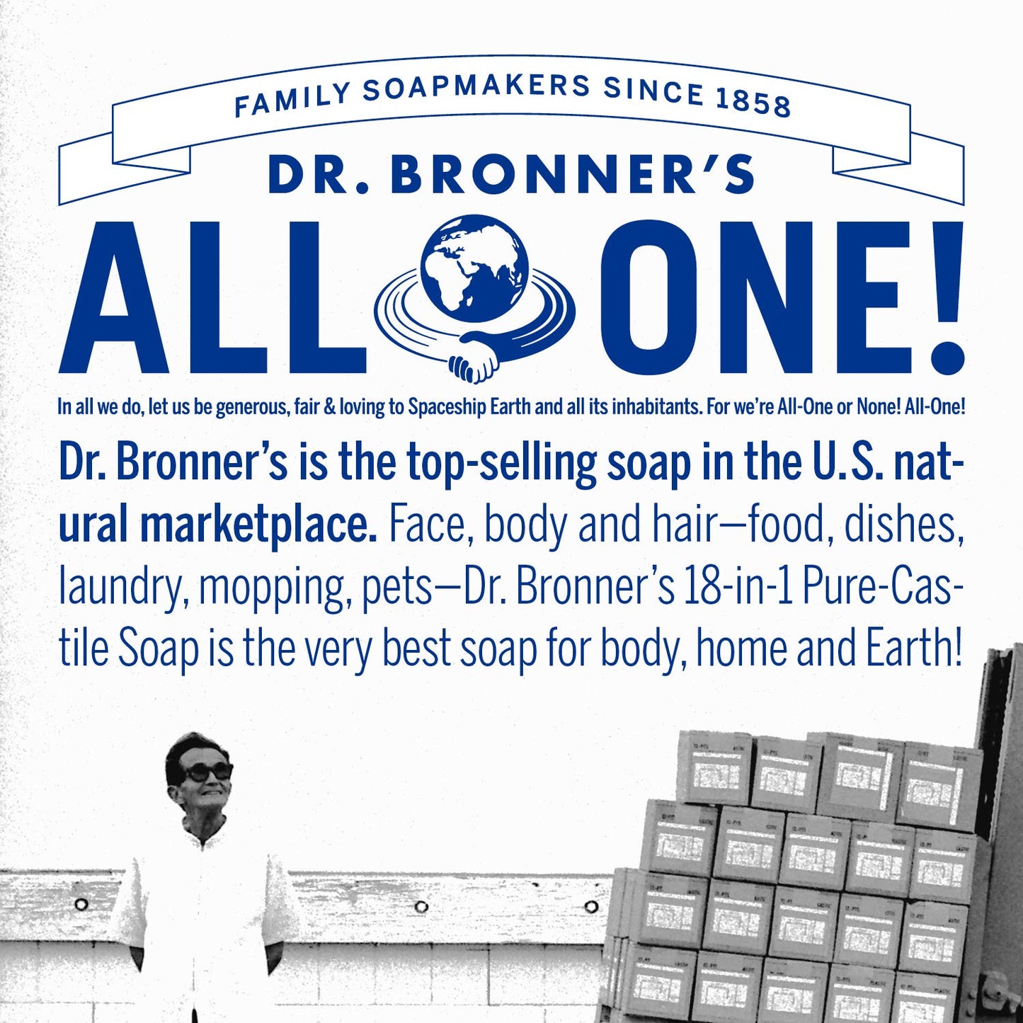 Dr. Bronner's Magic Soap-Pure-Castile Liquid Refill (Eucalyptus, 32 ounce, 2-Pack) - Regenerative Organic Certified Oils, For Bo