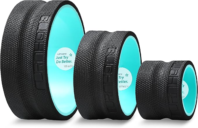 Furnhome Back Roller - Back Wheel for Deep Tissue Massage,Yoga Wheel for Back Pain & Stretching- Comfy Deep Tissue Massage...