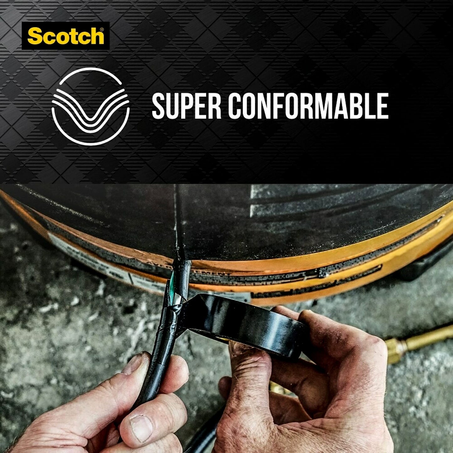 Scotch 3M Super 33+ Vinyl Electrical Tape, .75-Inch x 66-Foot, Pack of 10 Rolls, Insulates and Protects Against Abrasion and Moisture, Protective Jacketing up to 600V Splice Insulation (6132-BA-10)