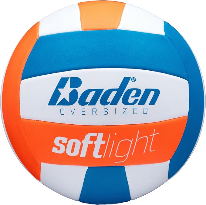 Baden | Softlight VXT2 | No Sting FlexFoam Cover | Youth Oversized Training Volleyball | K-5 Youth Players | 20% Larger + ...