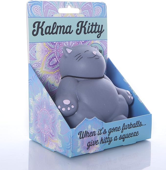 Boxer Gifts Kalma Kitty Stress Relief Toy | Unique Stress Balls for Adults & Teens - Squishy Fidget Toys for Anxiety - Coo...