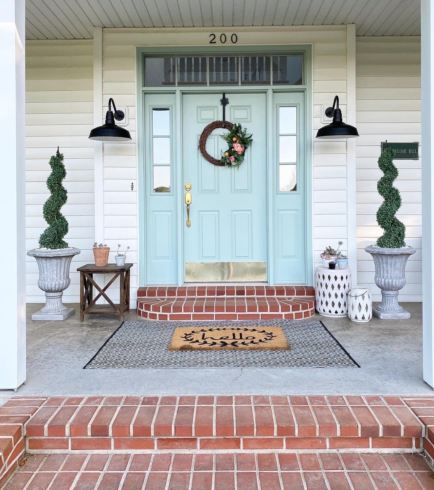 Steel Lighting Co. Gardena Barn Light - 16 Outdoor Wall Mounted Dome, 23 Gooseneck, Green Steel Finish, Made In America