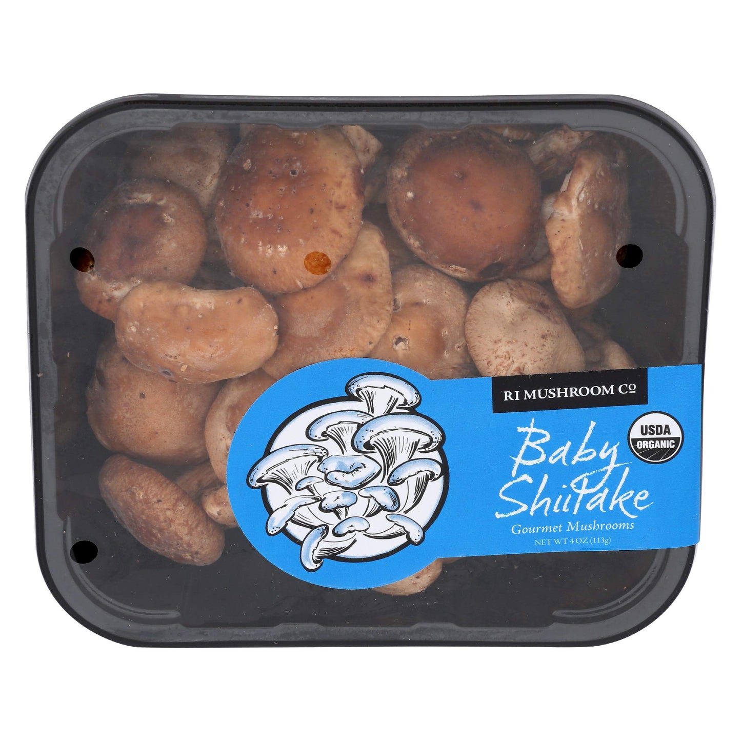 RI MUSHROOM CO Organic Baby Shiitake Mushrooms, 4 OZ
