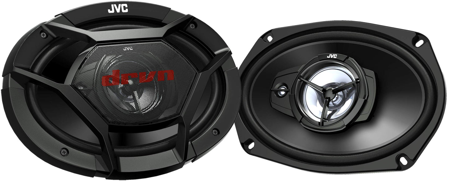 Jvc Cs-Dr6931 6X9 Inch Car Speakers - 500 Watts Of Power Per Pair, 250 Watts Each, Full Range, 3 Way, Built Tough, Perfect Facto