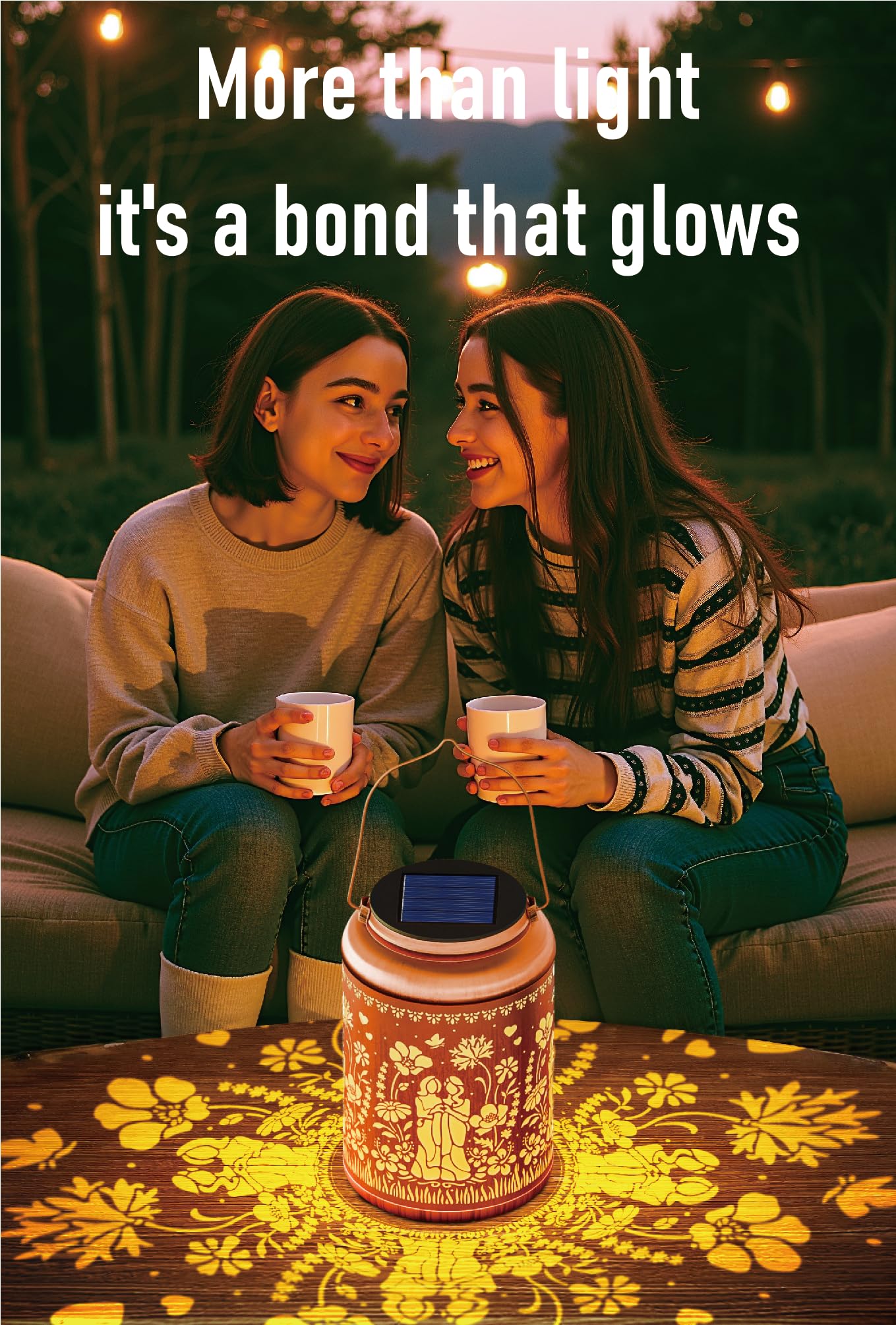 Christmas Stocking Stuffers For Women Solar Lanterns Outdoor Waterproof Sister Gifts From Sister Sister Birthday Gifts  Best Friend Gifts For Women Friendship Bestie (Sister  1)