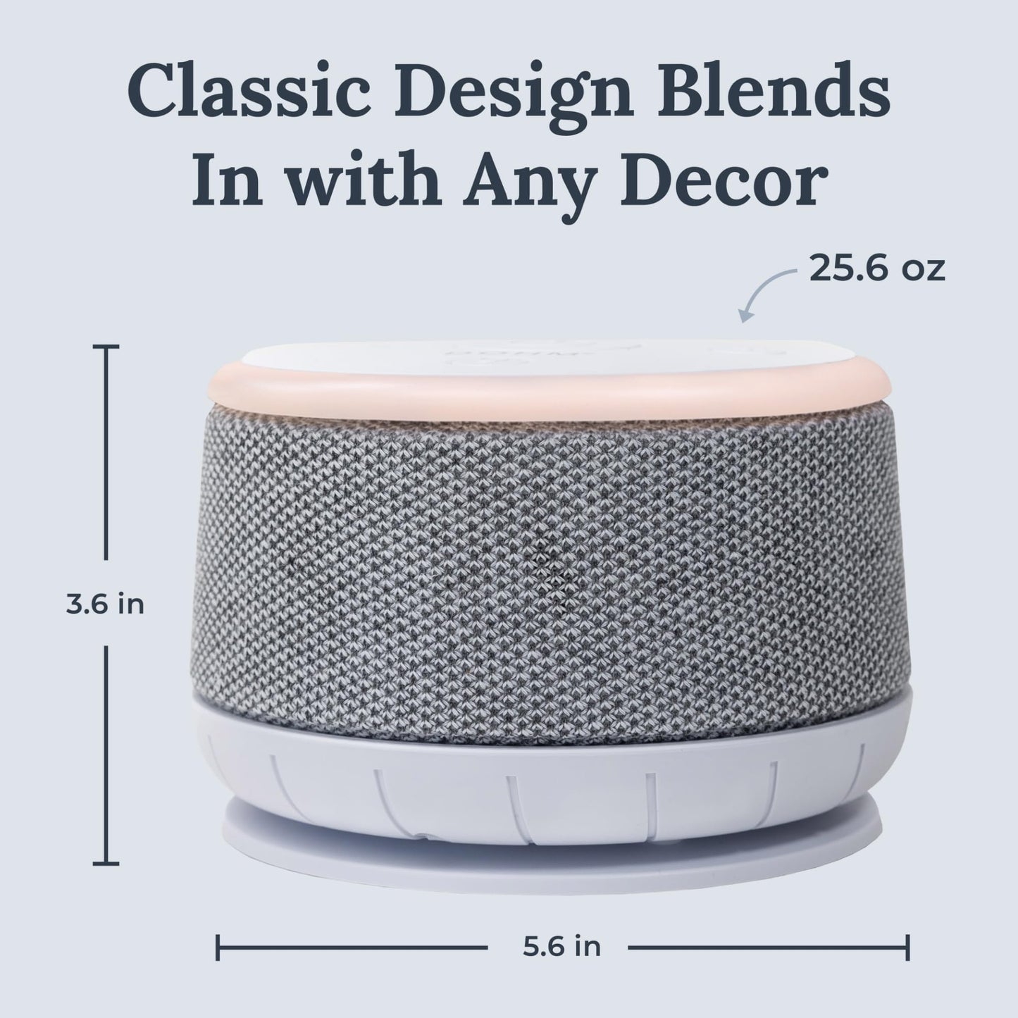 Yogasleep Dohm Nova White Noise Sound Machine, Better Sleep for Babies & Adults. Includes Night Light, 10 Fan Speeds & Calming Pink Noise for Louder Noise Masking. Noise Canceling for Office Privacy.