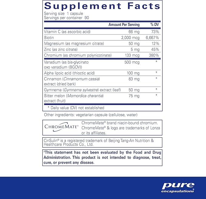 Pure Encapsulations GlucoFunction | Comprehensive Support for Healthy Carbohydrate Metabolism | 90 Capsules