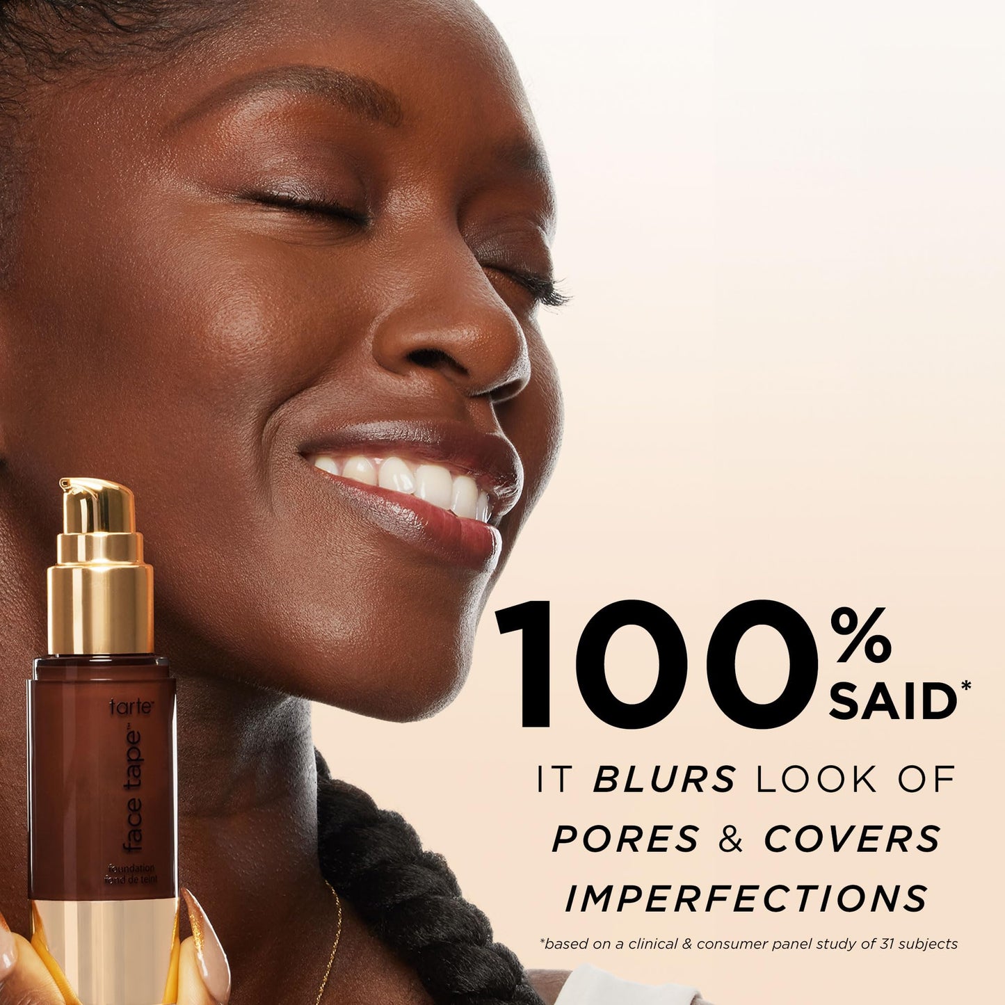 Tarte Face Tape Foundation - 1.01 Fl Oz Tan Golden - Full Coverage, Long-Lasting, Lightweight Formula