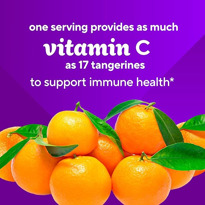 Vitafusion Extra Strength Power C Gummy Vitamins, Tropical Citrus Flavored Immune Support (1) Vitamins, 92 Count