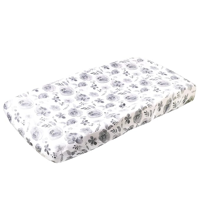 Copper Pearl Premium Knit Changing Pad Cover Soft, Stylish, and Universal Fit for All Standard Diaper Changing Pads, Trendy Design Changing Pad Covers, Rowan