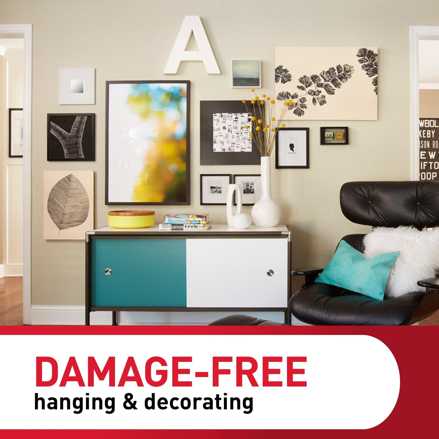 Command 10 lb Medium Picture Hanging Strips 16 Pairs (32 Command Strips), Damage-Free Picture Hangers, No Tools Wall Hanging for Home Decor, White Adhesive