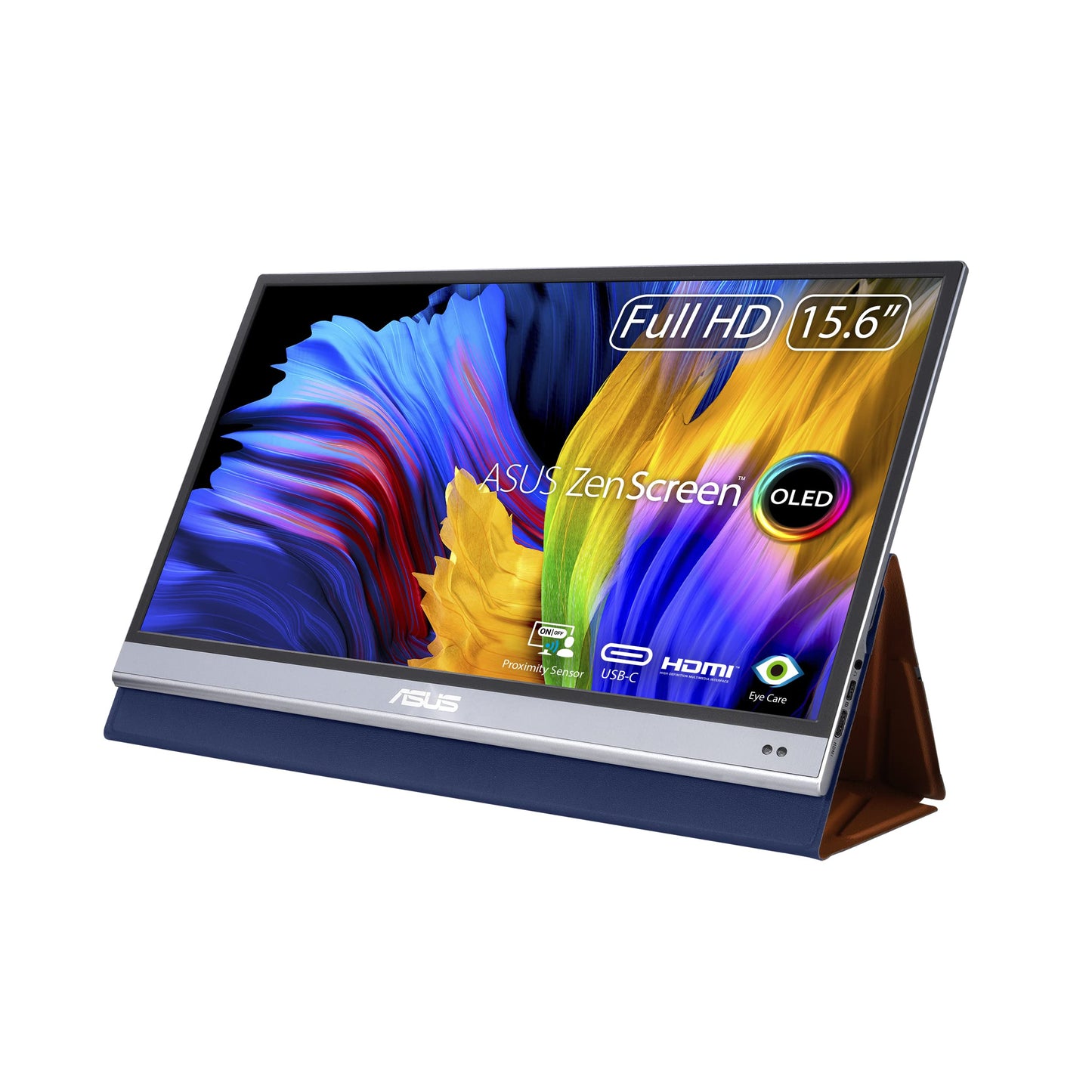 Asus Zenscreen Oled 15.6    1080P Portable Monitor (Mq16Ah) - Full Hd, 100% Dci-P3, 1Ms, Delta E < 2, Hdr-10, Eye Care, Usb Type