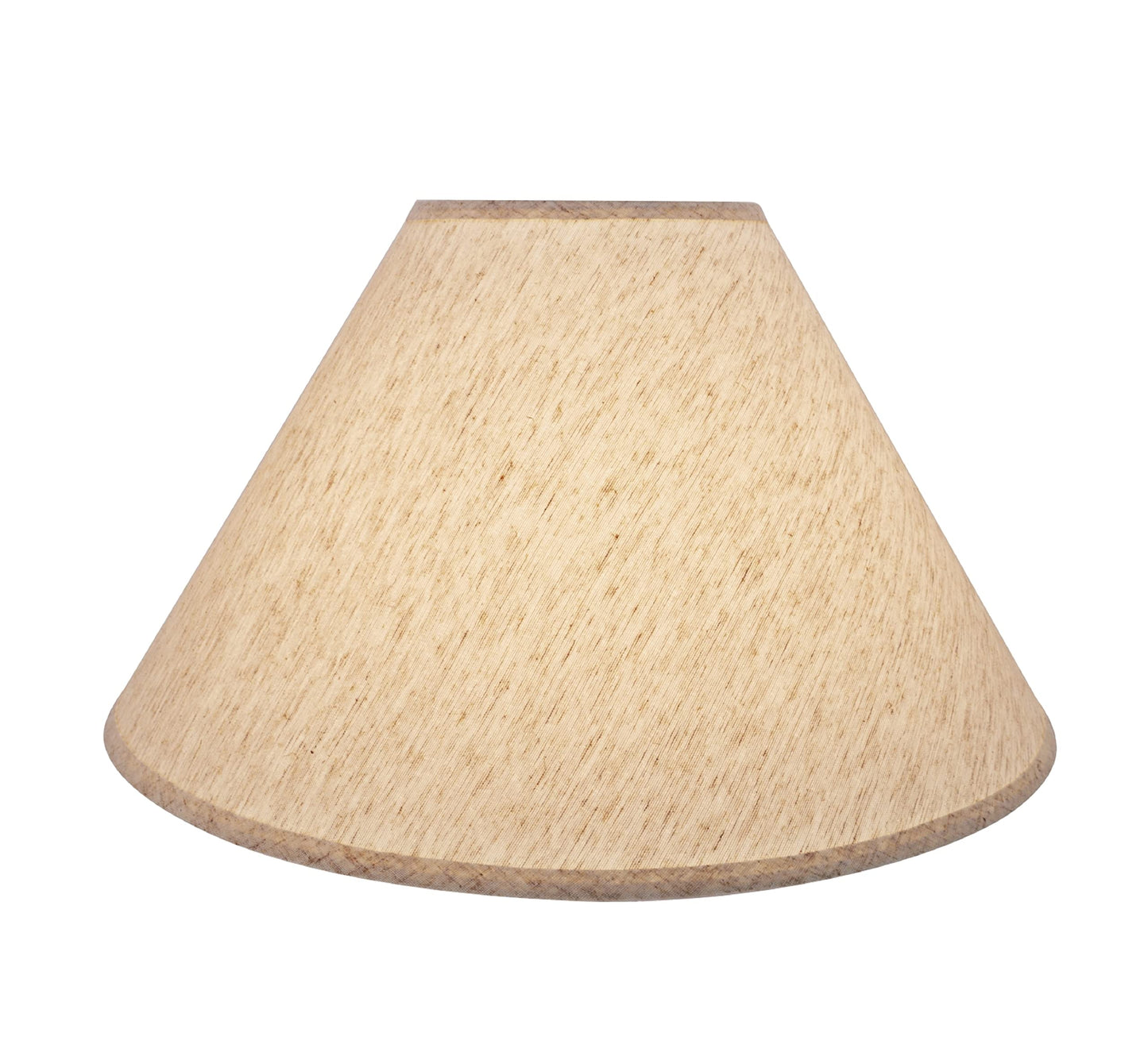 Aspen Creative Transitional Hardback Lamp Shade, Empire Shape, Flaxen, 18in Wide, Model 32772, Size 7in x 18in x 12 1/2