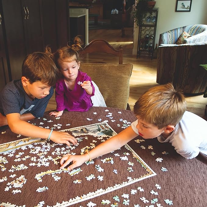 Badlands National Park Map Jigsaw Puzzle – 1000 Pieces, Hand-Drawn Artwork, Educational Family Puzzle, Includes Poster – 19.8” x 26.4”