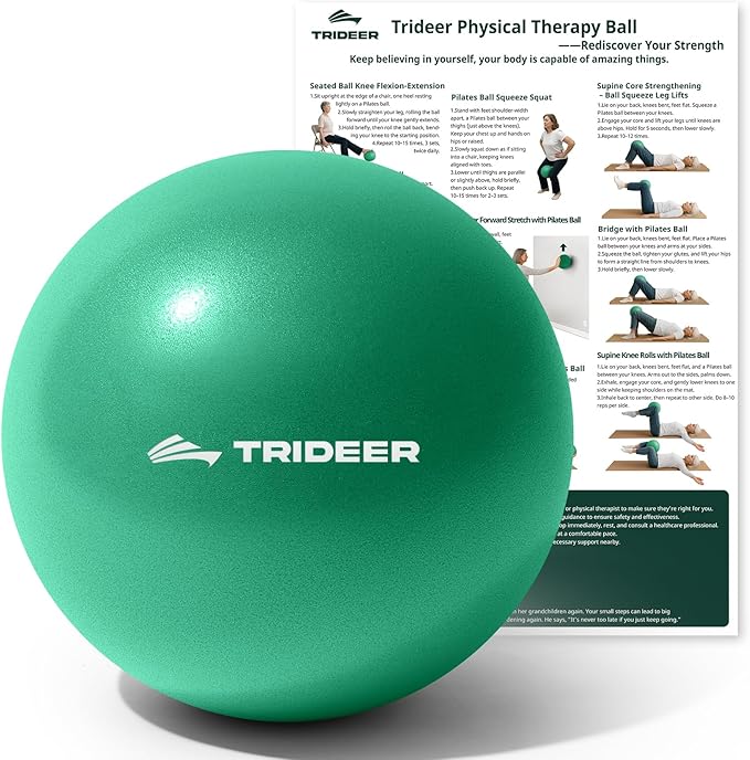 Trideer Exercise Balls Physical Therapy, 9 Inch Pilates Ball Between Knees for Physical Therapy, Mini Exercise Ball - Yoga...