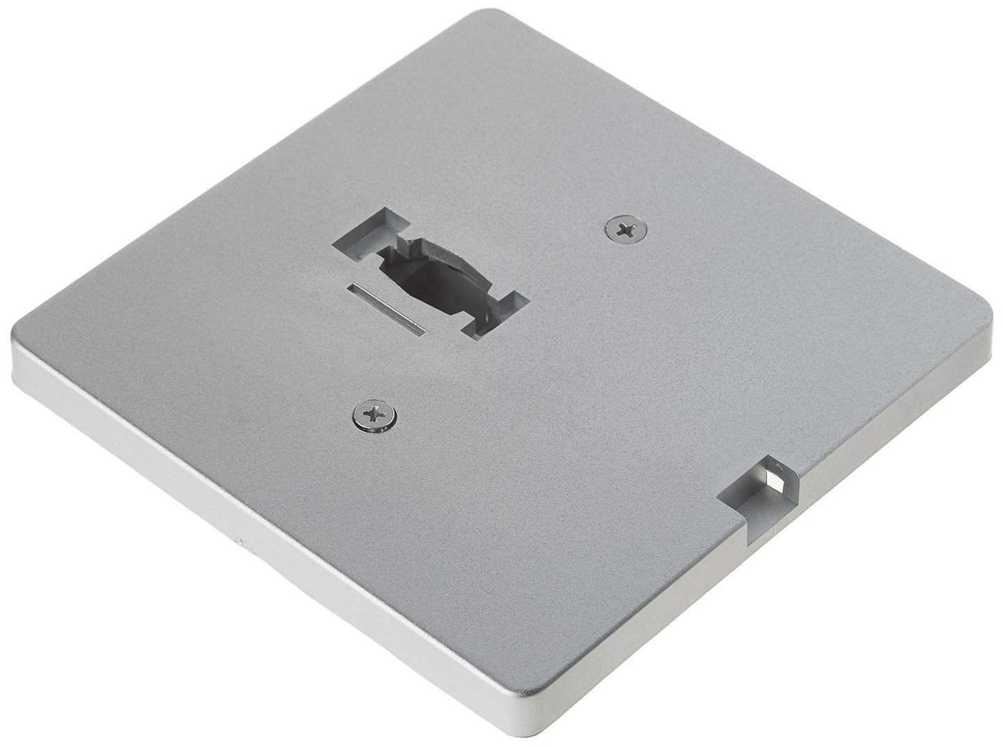 Cal MONOPOINT Low Voltage Light Fixture, Steel, 5.4 x 5.4 x 0.5 in, Silver, Model HT-297-BS